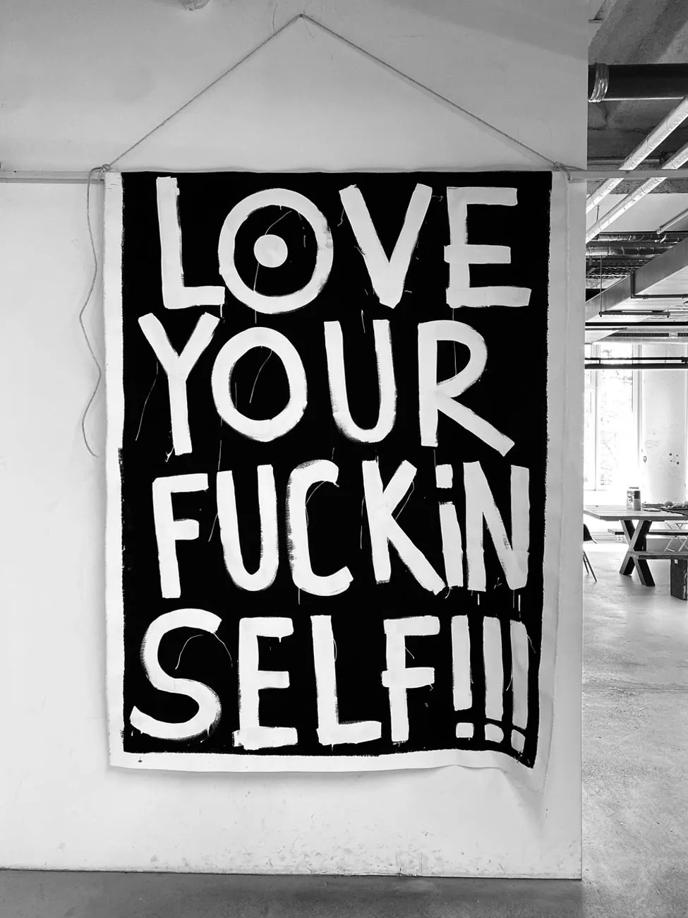 Love Yourself Dimension: 80 x 100cm (W x H) / Artist: Vera Kochubey